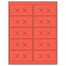 4" x 2"  Sheet Label