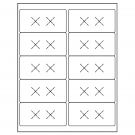 4" x 2"  Sheet Label