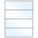 8.5" x 2.75"  Sheet Label