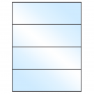 8.5" x 2.75"  Sheet Label