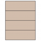 8.5" x 2.75"  Sheet Label