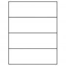 8.5" x 2.75"  Sheet Label