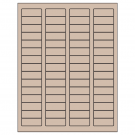 1.75" x 0.666"  Sheet Label