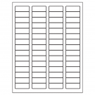 1.75" x 0.666"  Sheet Label