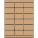 2.75" x 1.5"  Sheet Label