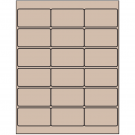 2.75" x 1.5"  Sheet Label