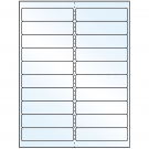 4" x 1"  Sheet Label