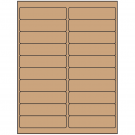 4" x 1"  Sheet Label