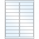 4" x 1"  Sheet Label