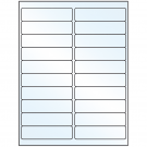 4" x 1"  Sheet Label