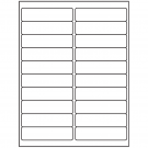 4" x 1"  Sheet Label
