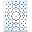 1.25" x 1.25"  Sheet Label
