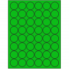 1.25" x 1.25"  Sheet Label