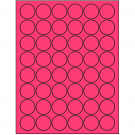 1.25" x 1.25"  Sheet Label