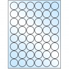 1.25" x 1.25"  Sheet Label