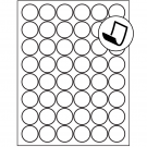 1.25" x 1.25"  Sheet Label