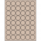 1.25" x 1.25"  Sheet Label