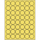 1.25" x 1.25"  Sheet Label