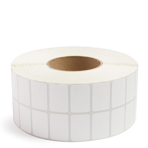 1.5" x 1" (2-Up) Thermal Transfer Labels - 3" Core