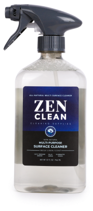 a bottle of surface cleaner