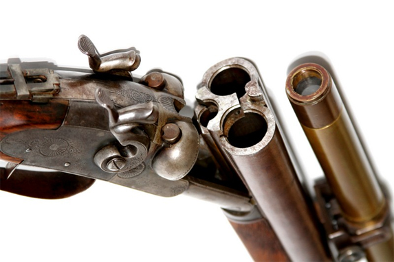 Smith Double-Barrled Hammer-less Shotgun