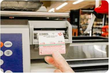 A special UN 3480 battery label applied to the upper left corner of a cardboard package