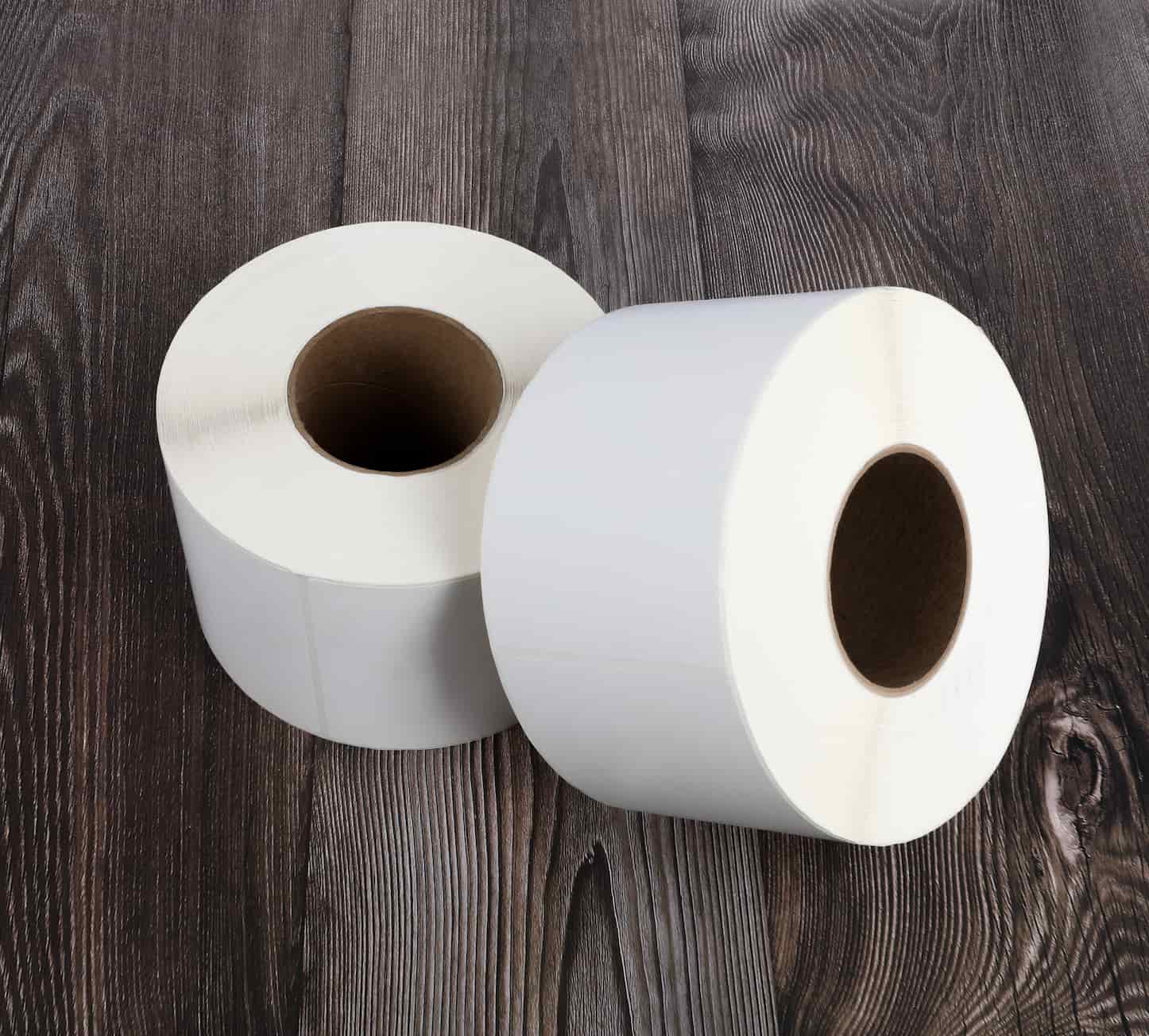 3 1 in. core rolls in a pile