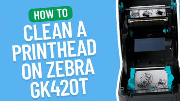 How to clean your printhead on a Zebra GK420T