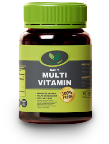 a bottle of multivitamins