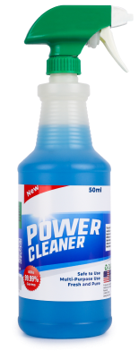 a spray bottle of cleaner