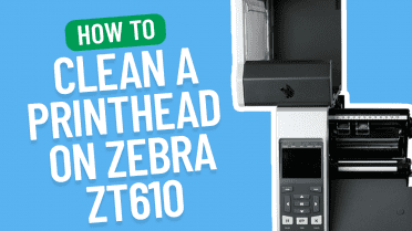 How to clean your printhead on a Zebra ZT610