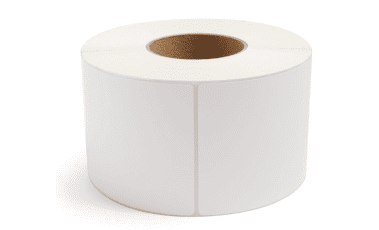 a blank roll label