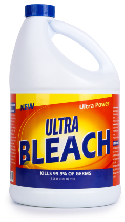 a bottle of bleach