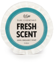 a disk of organic soap