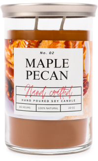 a maple pecan candle