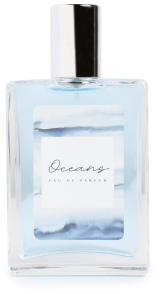 a bottle of eau de parfum