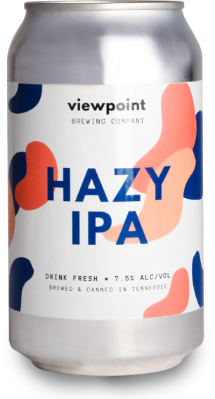 labeled can of hazy IPA