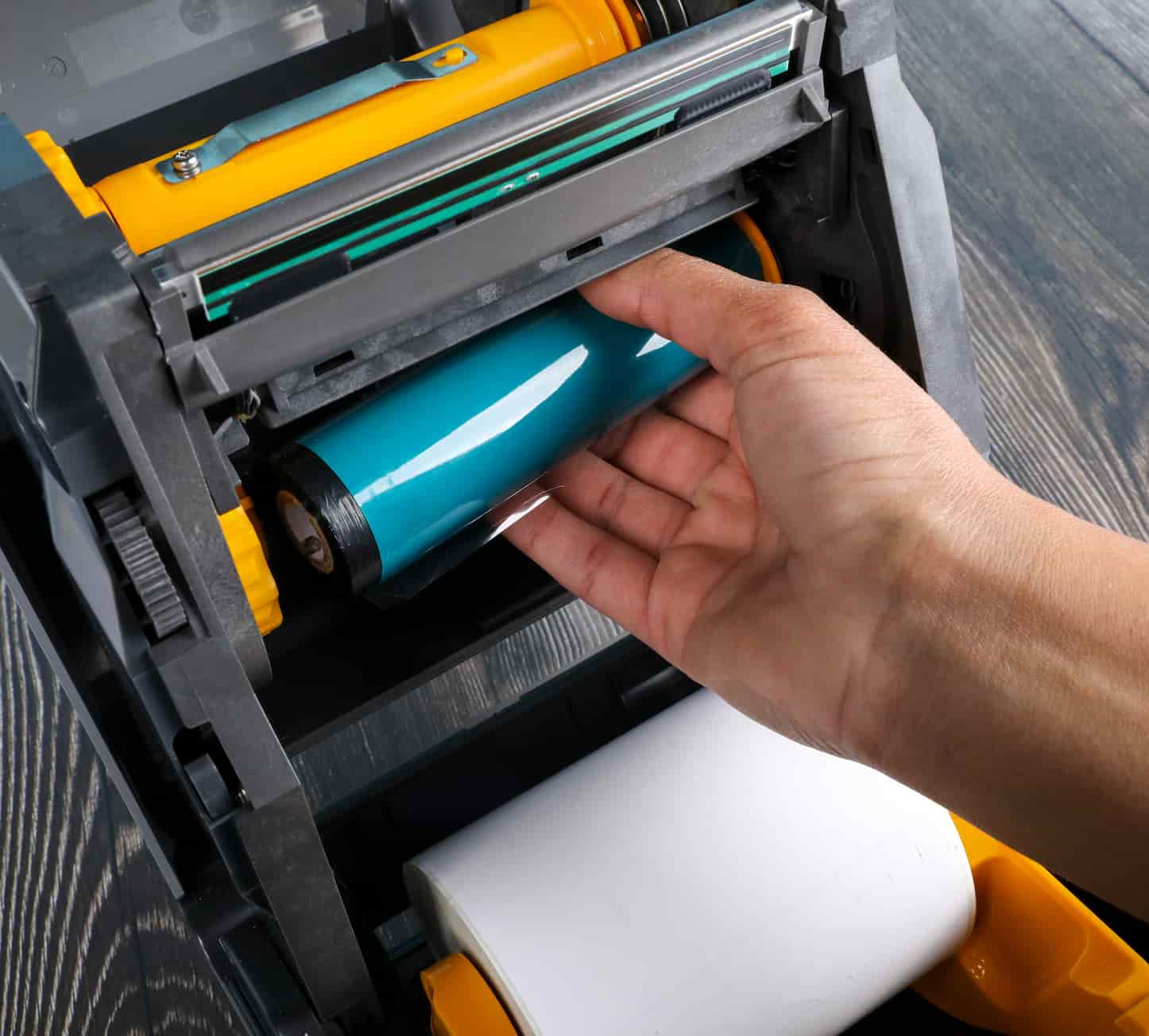 a labeled package of pork chops