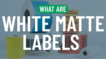 White Matte Paper Labels