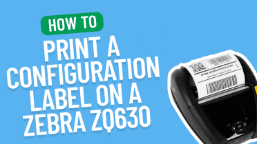 How to print a configuration label on a Zebra ZQ630