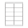 a sheet of labels
