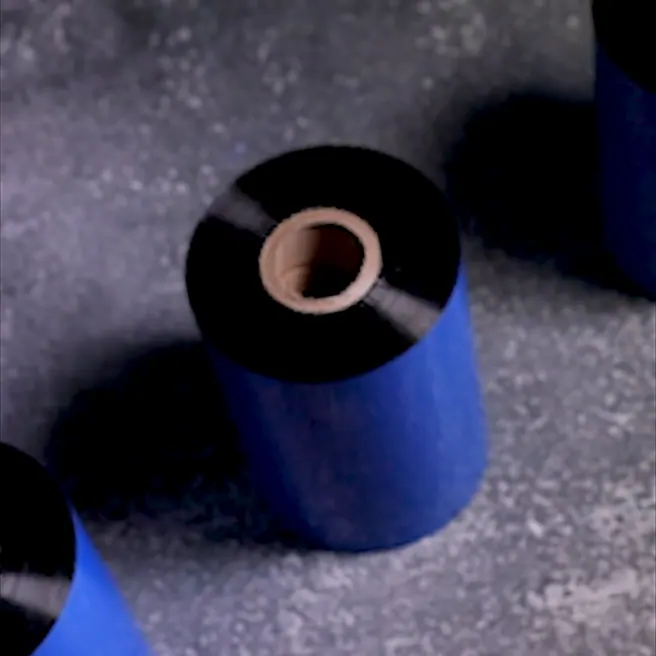 Bundle thermal transfer ribbons with labels
